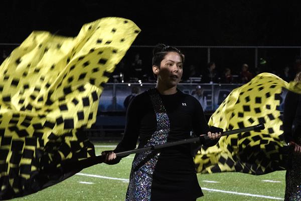 Northeast High School Marching Band Performing